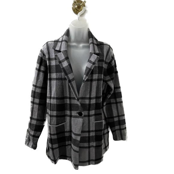 Sioni Checkered Plaid Blazer - Picture 2 of 6